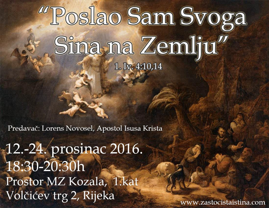 2016 12 poslao sam svoga sina na zemlju (ri)
