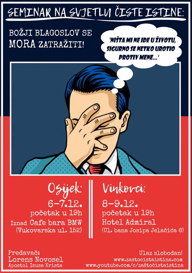 2018 12 božji blagoslov se mora zatražiti ništa mi ne ide u životu, sigurno se netko urotio protiv mene... (os vk)