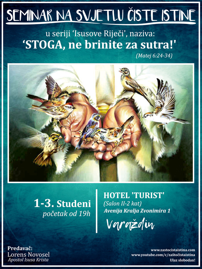 2019 11 u seriji isusove riječi stoga, ne brinite za sutra! (matej 6,24 34)(vž)