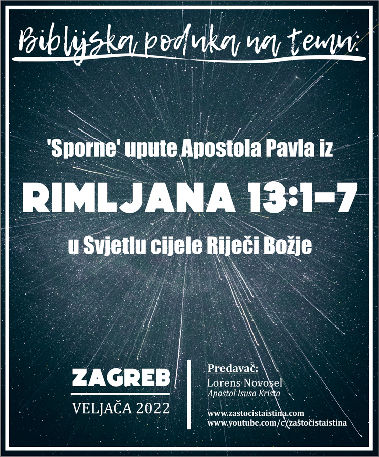 2022 02 biblijska poduka sporne upute apostola pavla iz rimljana 13,1 7 u svijetlu cijele riječi božje (zg)