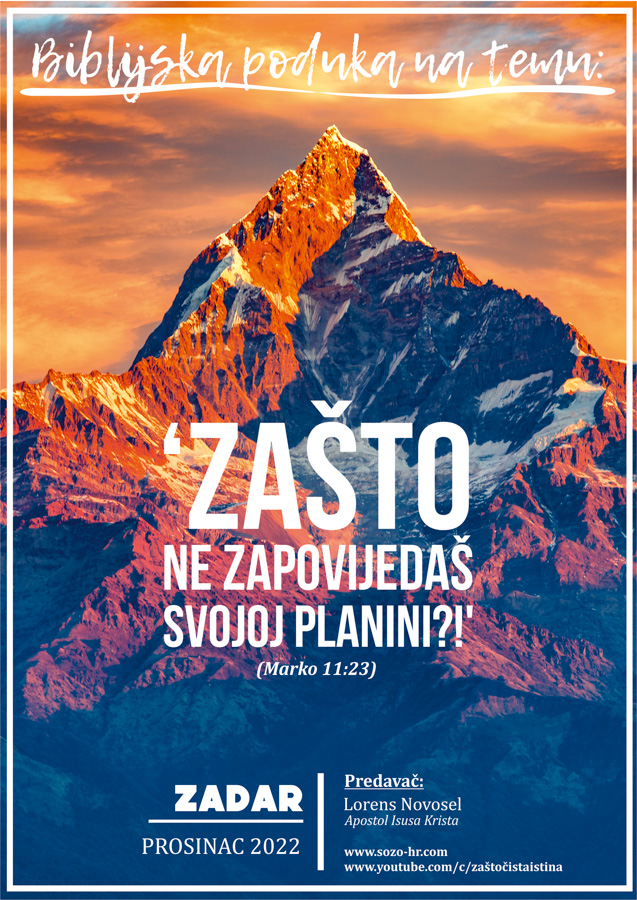 2022 12 biblijska poduka zašto ne zapovijedaš svojoj planini (zd)