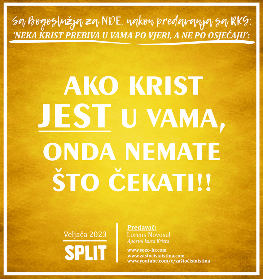 2023 02 ako krist jest u vama, onda nemate što čekati (s bogoslužja za nde, nakon rkg) (st)