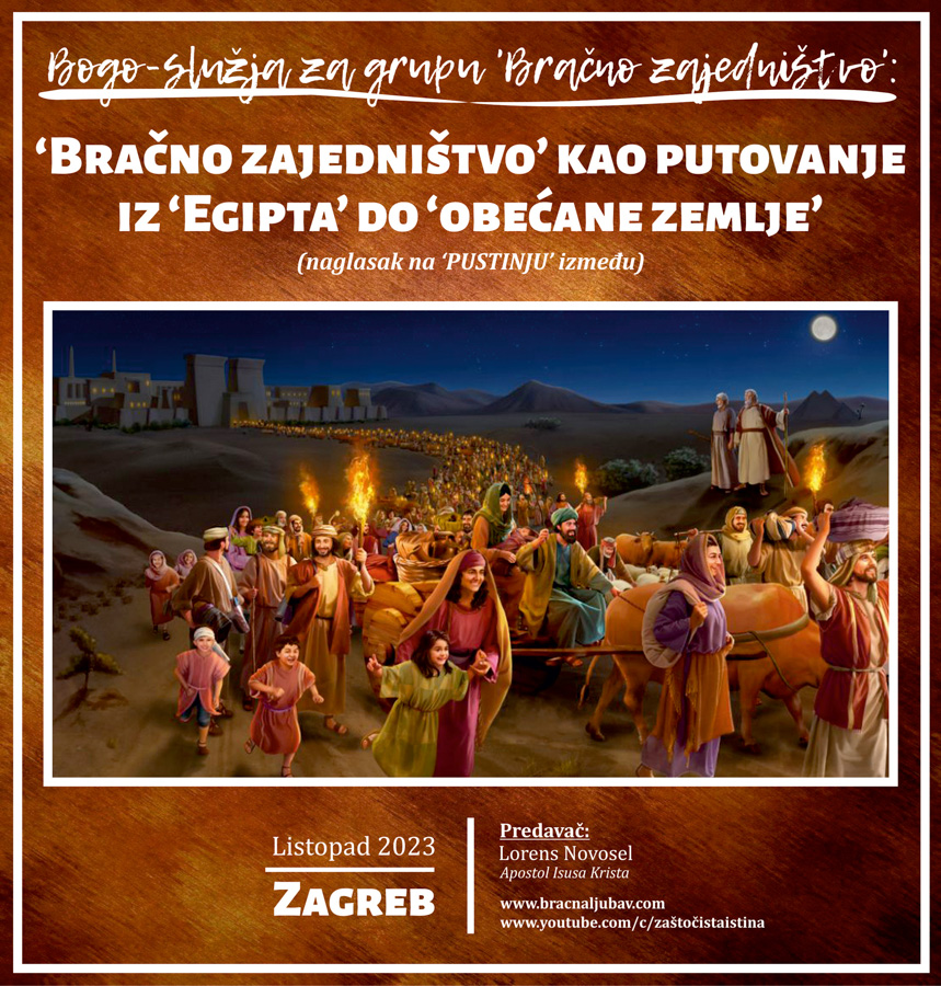 2023 10 12 bračno zajedništvo kao putovanje kroz egipat(zg st)
