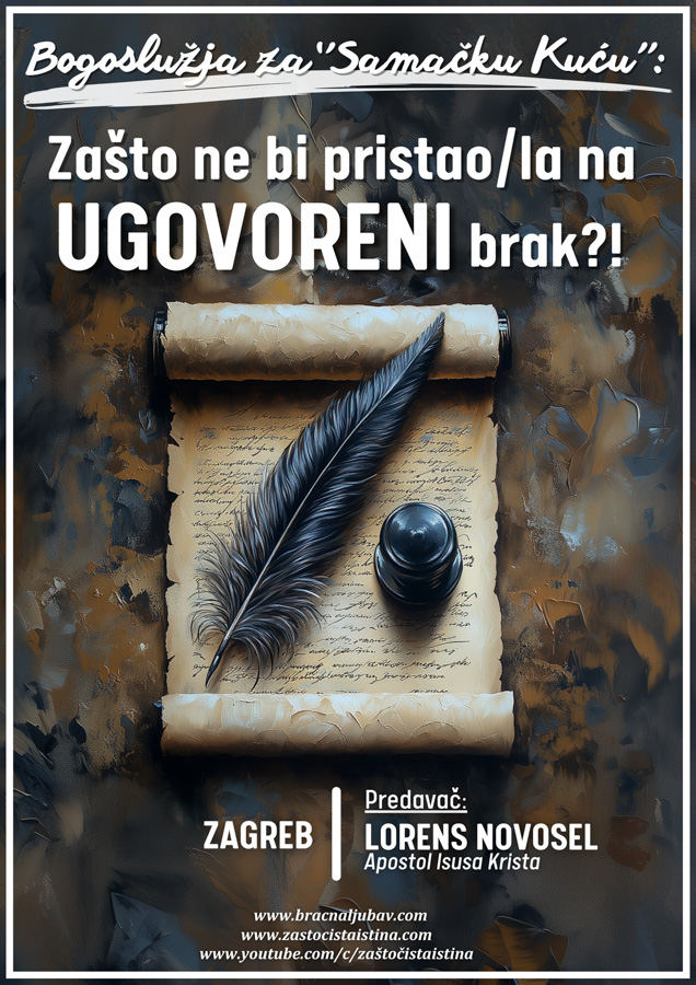 bogoslužja za‘’samačku kuću’’: 1