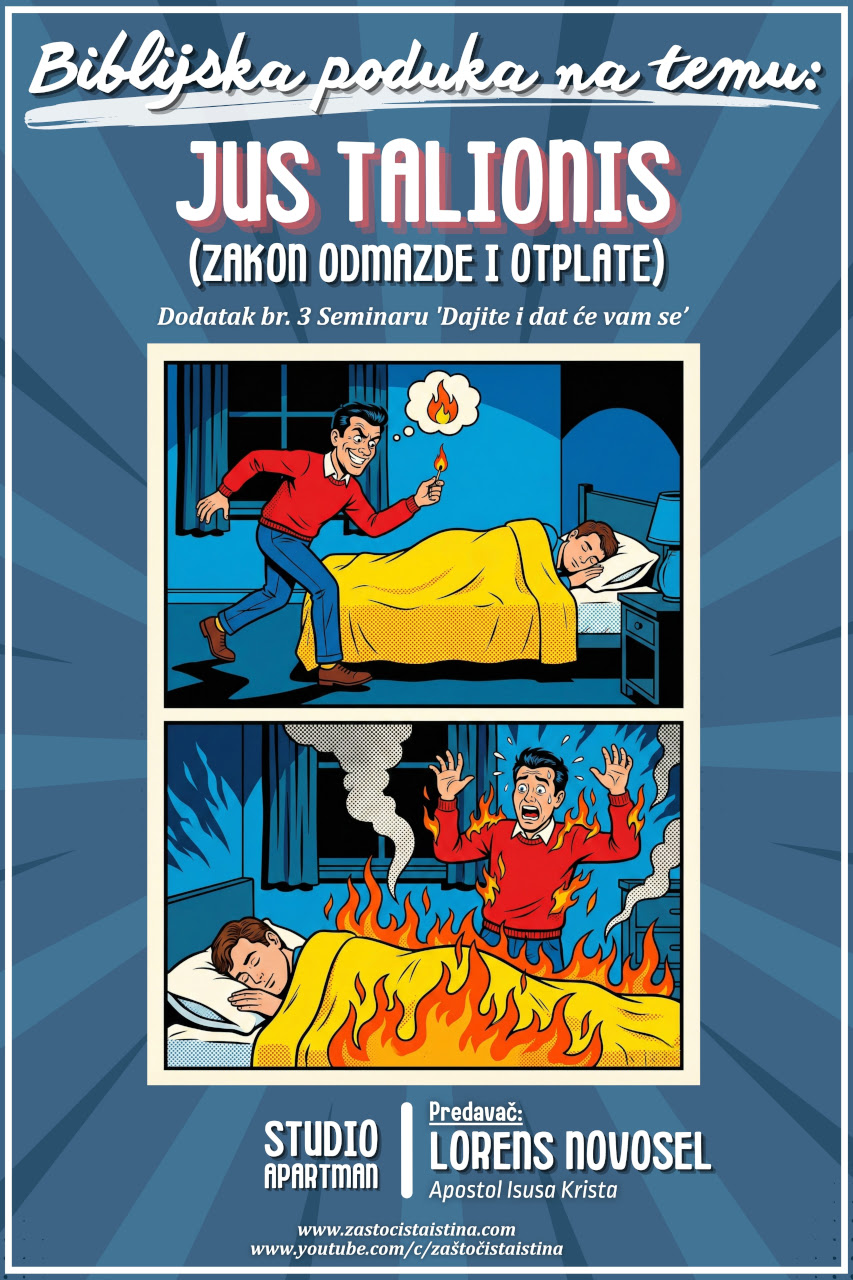 plakat jus talionis zakon otplate i odmazde