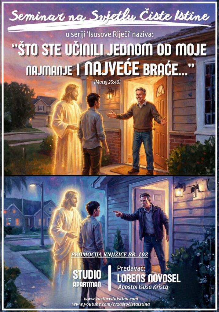 plakat sto ste ucinili jednom od moje najmanje brace