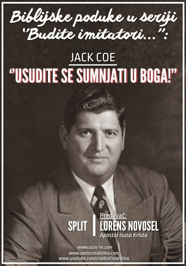usudite se sumnjati u boga